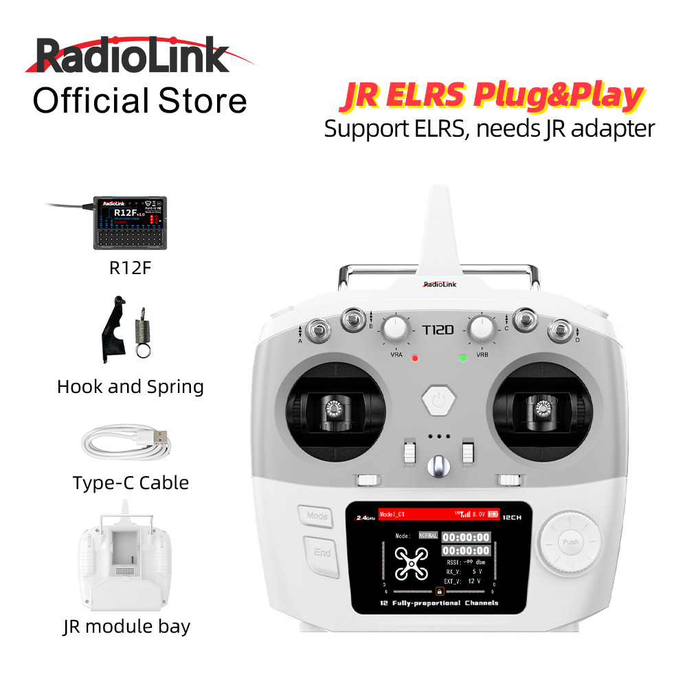 RadioLink T12D JR 모듈, 12채널, 2. - Drone Gimbal Controller 리뷰 및 가격