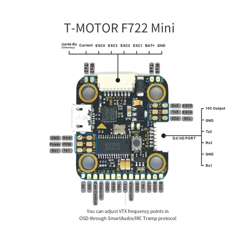 T-Motor MINI F7 FC 및 F45A ESC  - Betaflight Fc F7 리뷰 및 가격